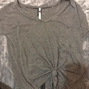 This is a loose fitting t shirt